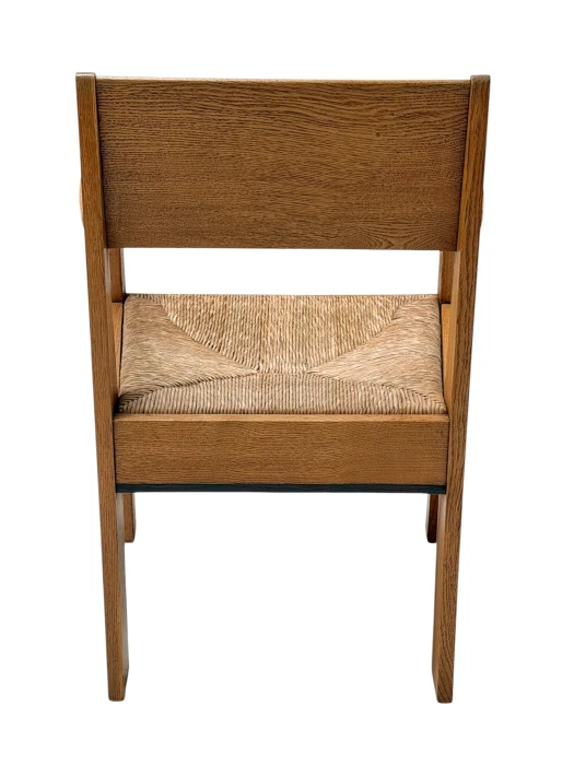 Art Deco Armchair by J.A. Muntendam, Solid Oak, Dutch Design, 1920s